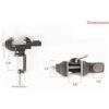 Home Table Vise Universal Rotate 360 Work ClampOn Vise