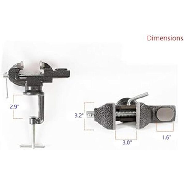 Home Table Vise Universal Rotate 360 Work ClampOn Vise