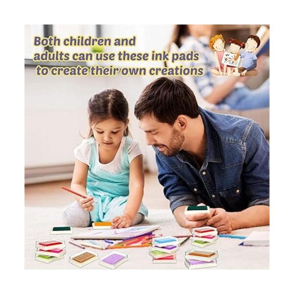 Almohadillas de tinta para manualidades de 30 colores para