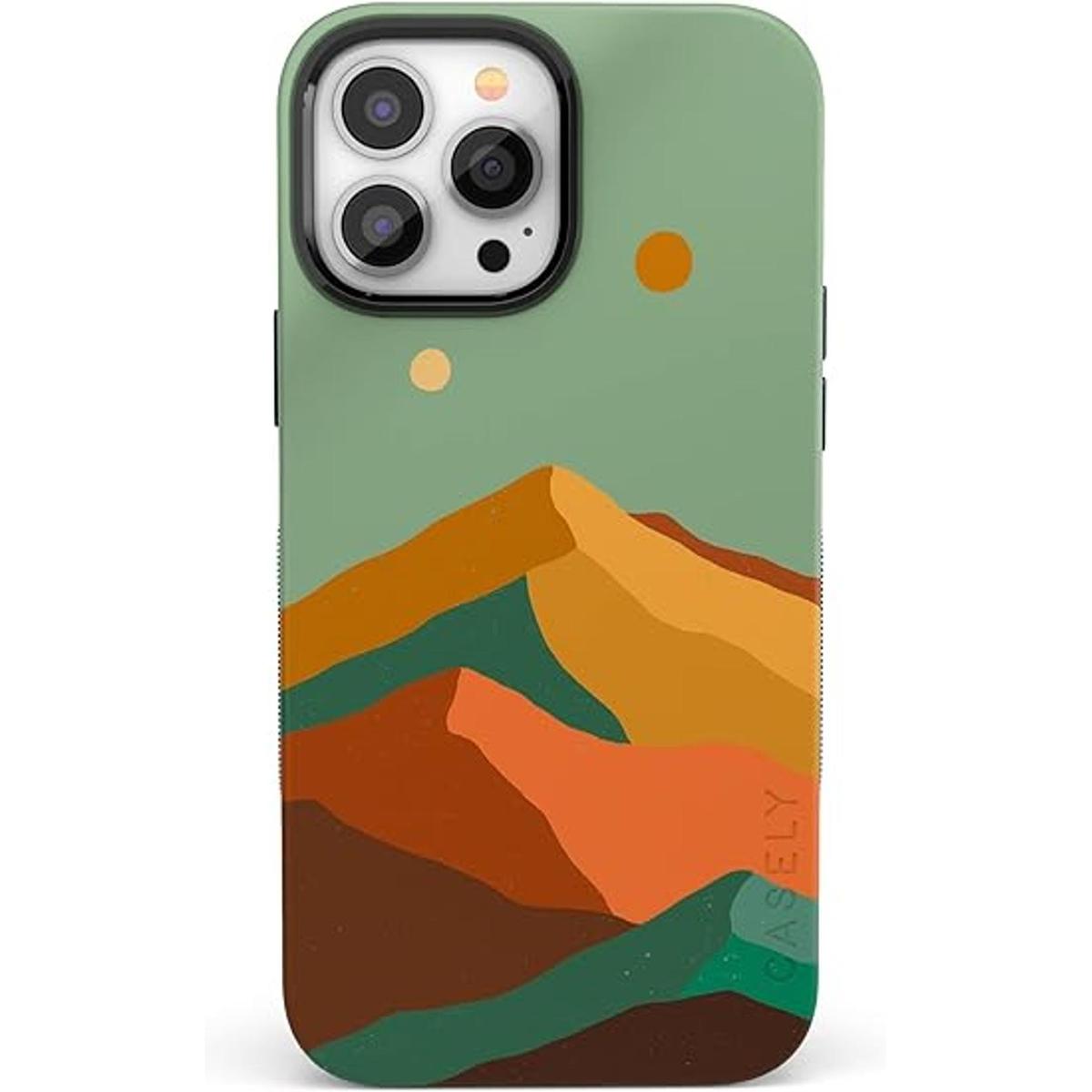 Casely Funda para iPhone 14 Pro Endless Peaks Funda de