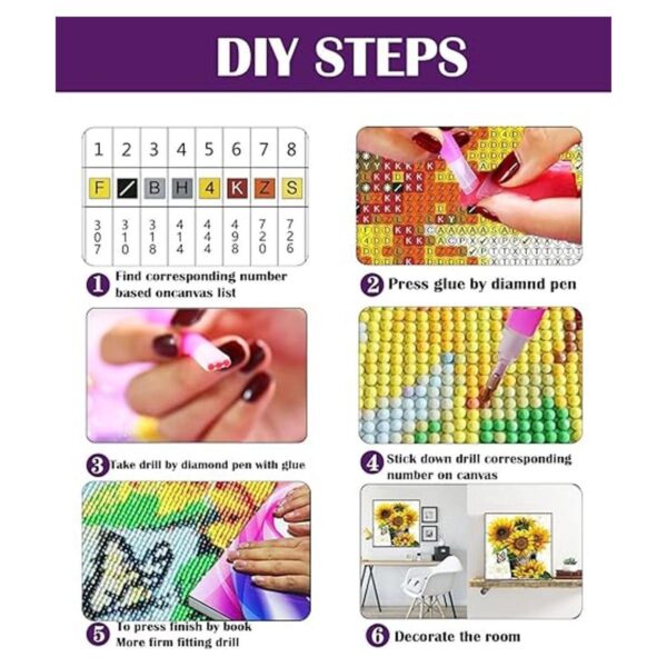Kits de pintura de diamantes 5D para adultos hielo de