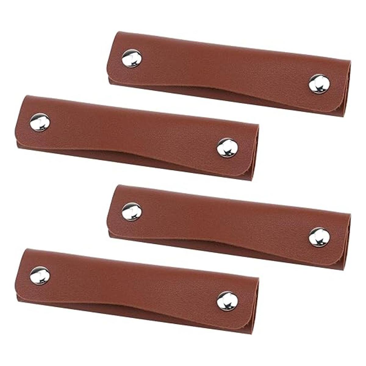 Antrader Paquete de 4 fundas de cuero con asa de bolso