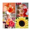 Cieovo Kits de bricolaje de flores de papel crepé 7
