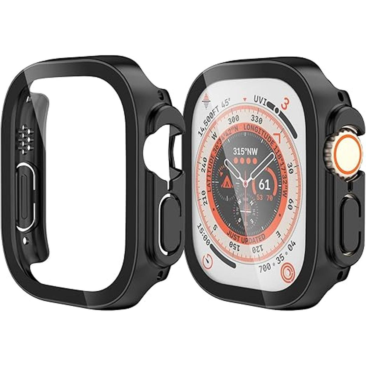 2 Pack YMHML Case Compatible for Apple Watch Ultra 49mm