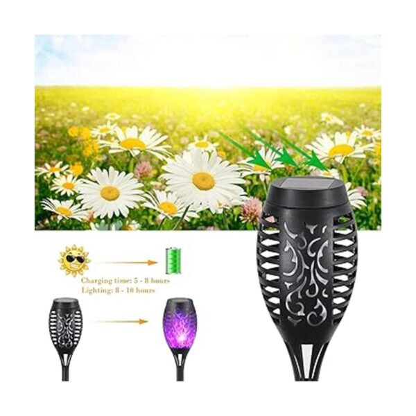 FAISHILAN Purple Solar Lights Outdoor Waterperoof12 Pack