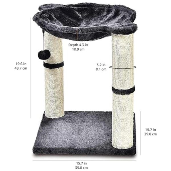 rbol para gato tipo condominio torre para gato con cama_5