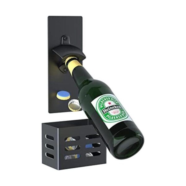 weallbuy Abridor de botellas magnético con tapa de