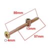 uxcell M6 x 262.5 foot 57 mm. Largo rosca Hex Socket Pan_6
