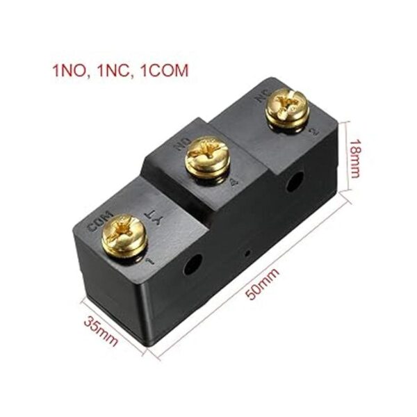 uxcell LXW511D1 1NO 1NC Palanca de botón corto tipo_2