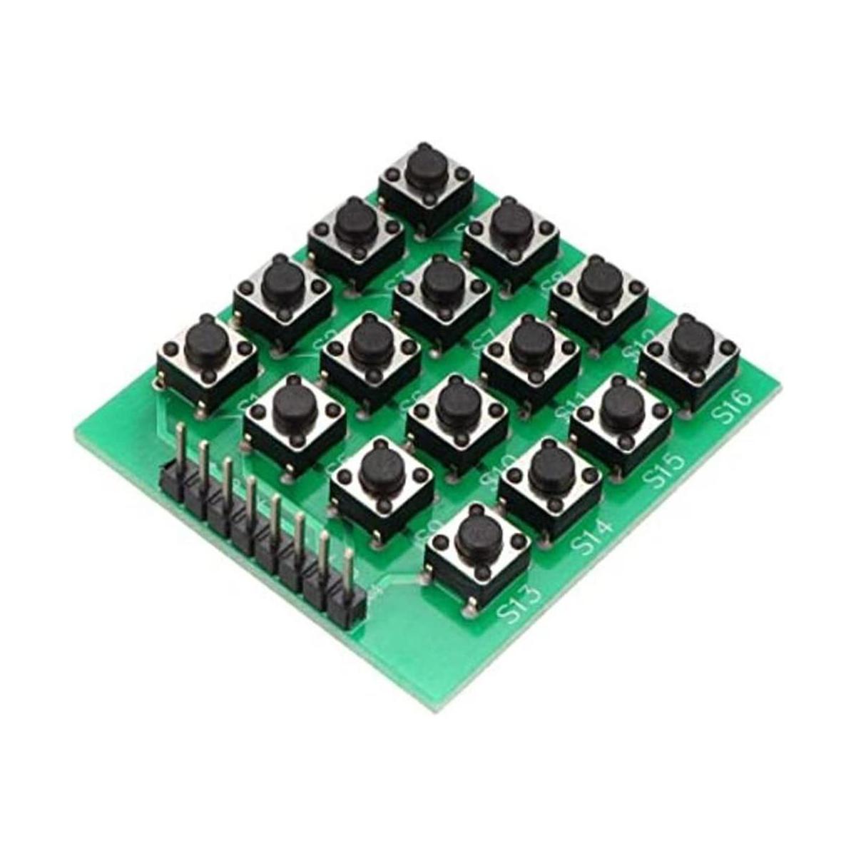 uxcell 4x4 Matrix 16 Teclado Módulo 16 Botón Mcu