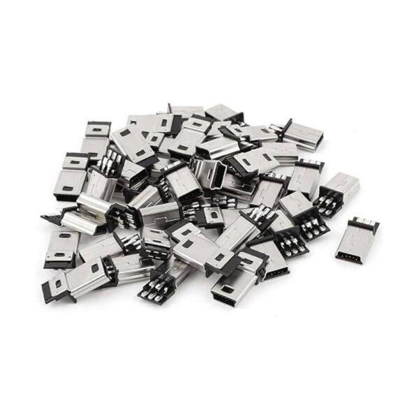 uxcell 45pcs mini USB 5pin tipo B macho conector PCB_1