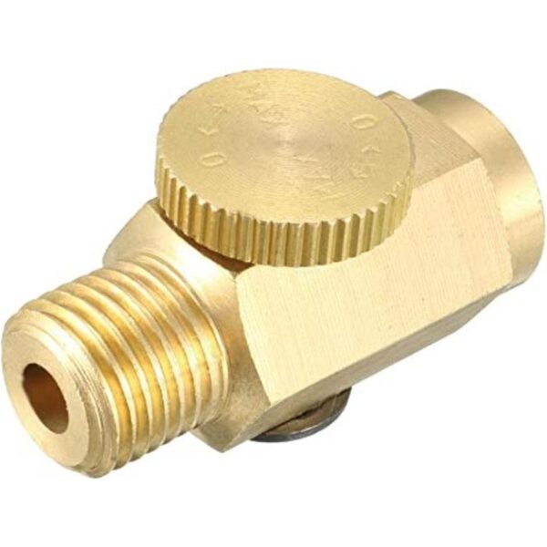 uxcell Regulador de aire de latón conector de latón para_1