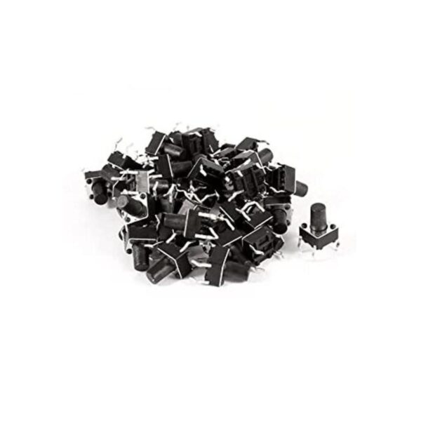 uxcell Botón pulsador táctil 40 unidades 0.236 x 0.236_1
