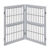 unipaws 6 Panels Extra Wide Freestanding Walk Through Dog_1