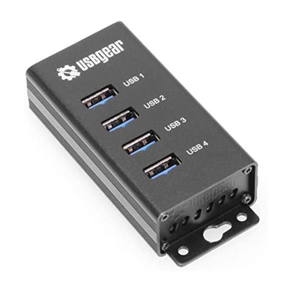 usbgear 4Port USB 3.0 Mountable carga y datos 5 Gbps Hub