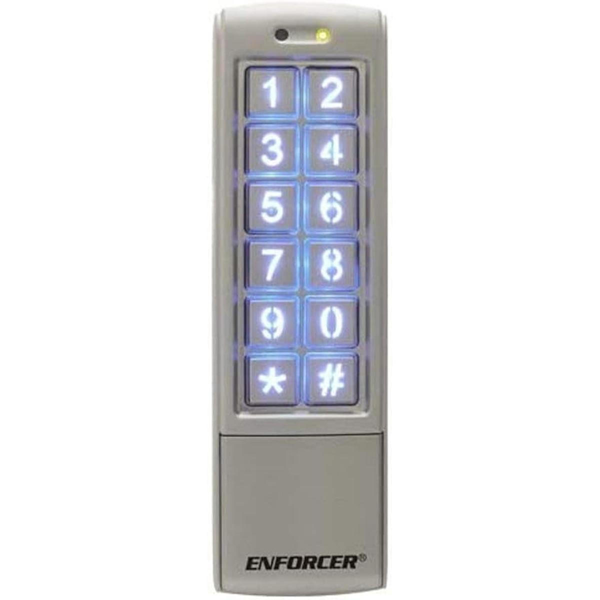 secolarm sk2323spq mullionstyle impermeable teclado de