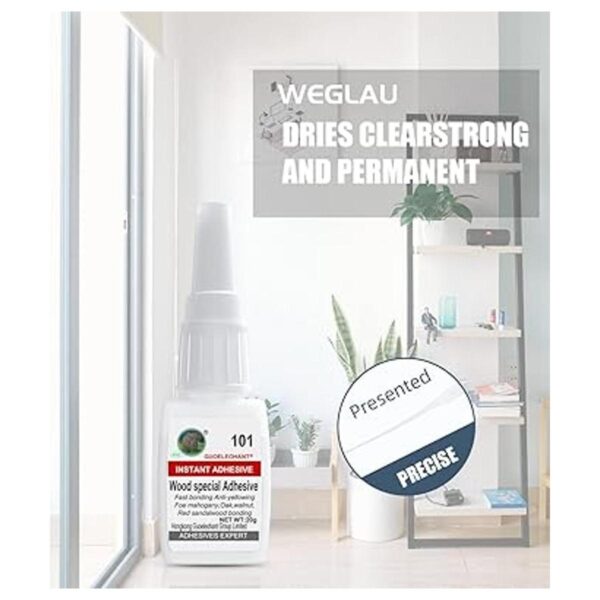 Weglau Pegamento de madera de 0.78 oz adhesivo de madera_2