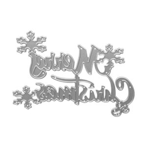 Plantillas de metal con diseño de copo de nieve para_1
