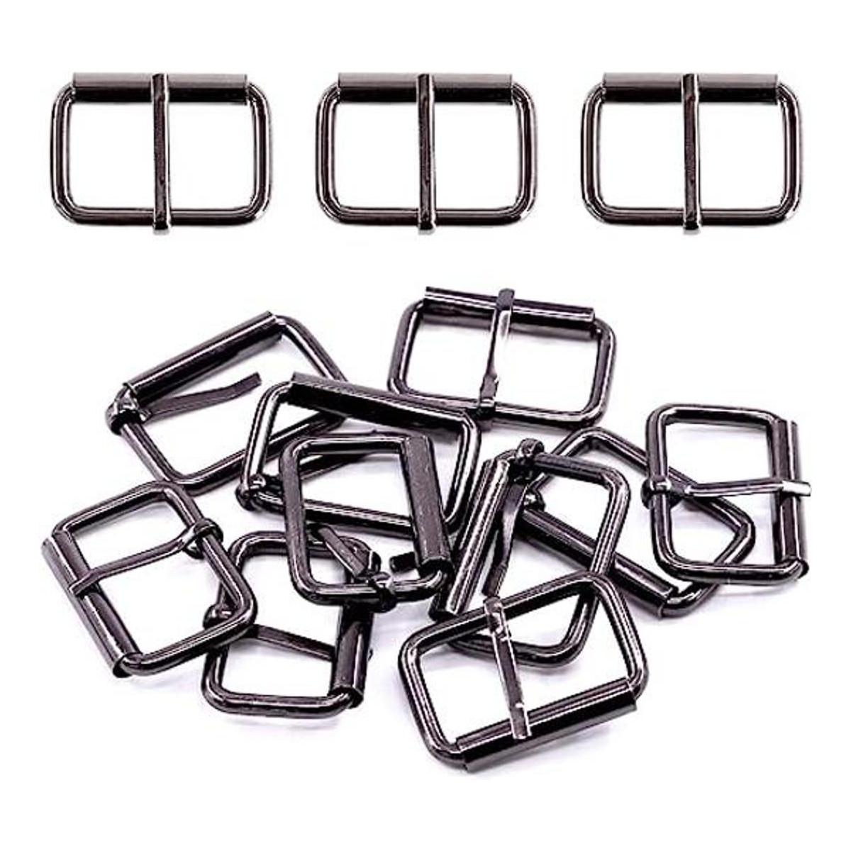 Swpeet 60 hebillas de metal multiusos de 54 pulgadas