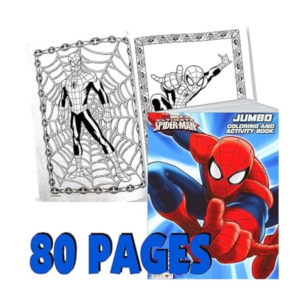 SpiderMan Juego de 2 libros para colorear y actividades_4