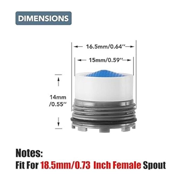 Aireador de grifo de 5 piezas Inserta aireadores de_2