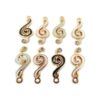 Honbay 40 colgantes esmaltados con notas musicales para_3