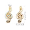 Honbay 40 colgantes esmaltados con notas musicales para_4