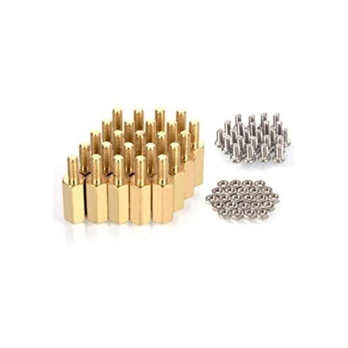MMOBIEL 24 piezas M2.5 cuerpo de 0.433 in tornillo de