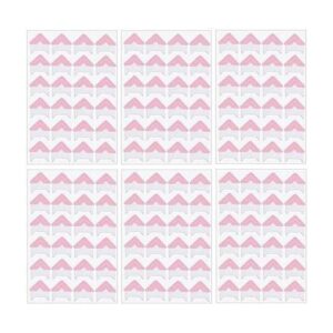 6 hojas 144 piezas papel clásico autoadhesivo para