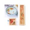 Huture 6 hojas de resina 3D Koi Fish Leaves pintura