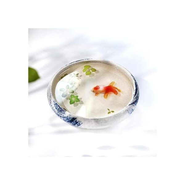 Huture 6 hojas de resina 3D Koi Fish Leaves pintura