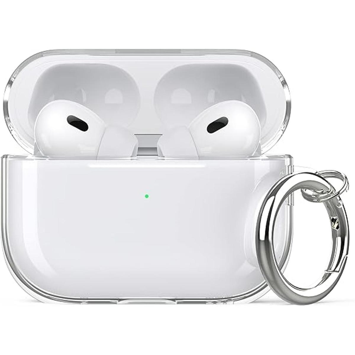 Aircawin Funda transparente para Airpods Pro de 2