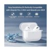Aircawin Funda transparente para Airpods Pro de 2_2
