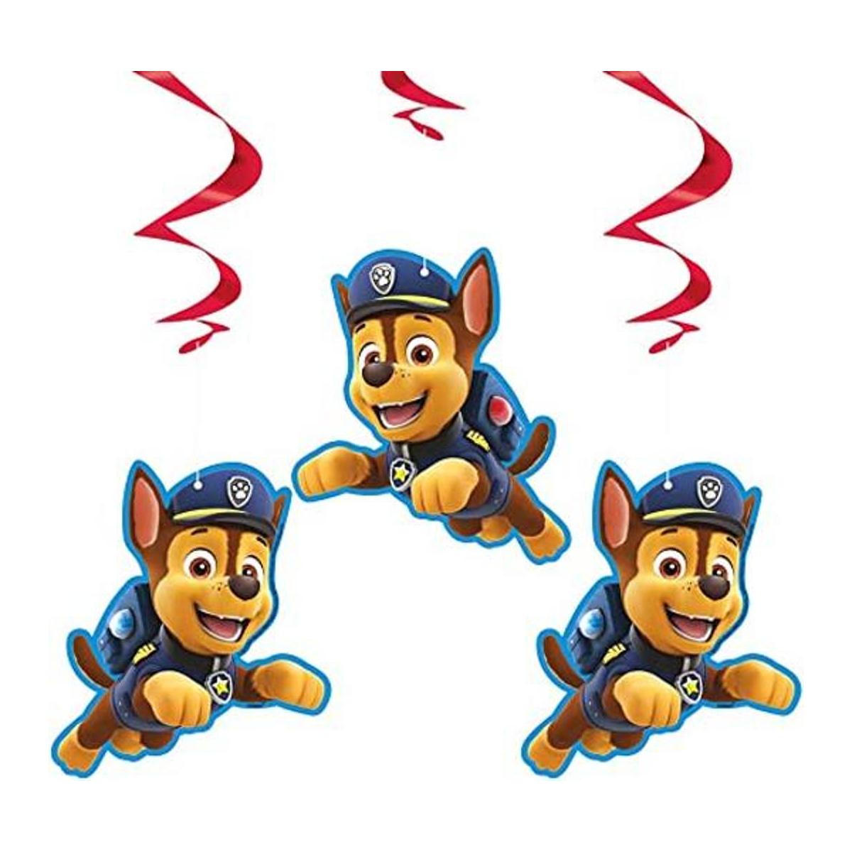 Unique Paw Patrol Decoración colgante de remolino 3