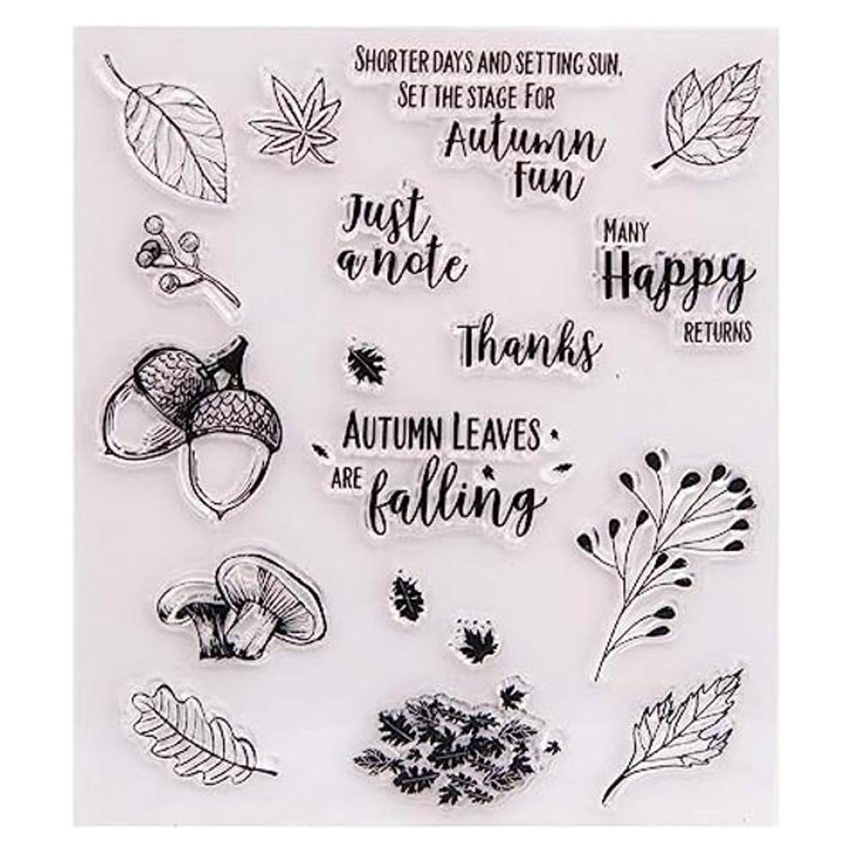 Arrietty Falling Leaves Nuts Sushroom Happy Returns Thanks