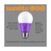 Sunlite 80132 Foco LED A19 3 W base mediana 120_6