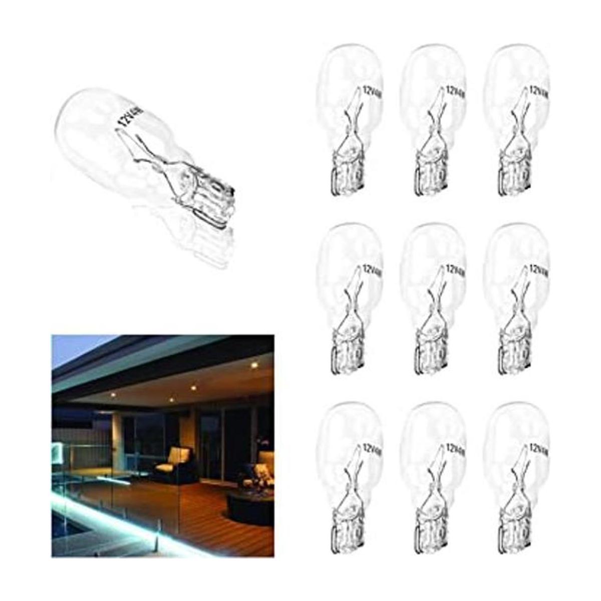 ETOPLIGHTING 10 focos 12 V 4 W bajo voltaje T5 base de