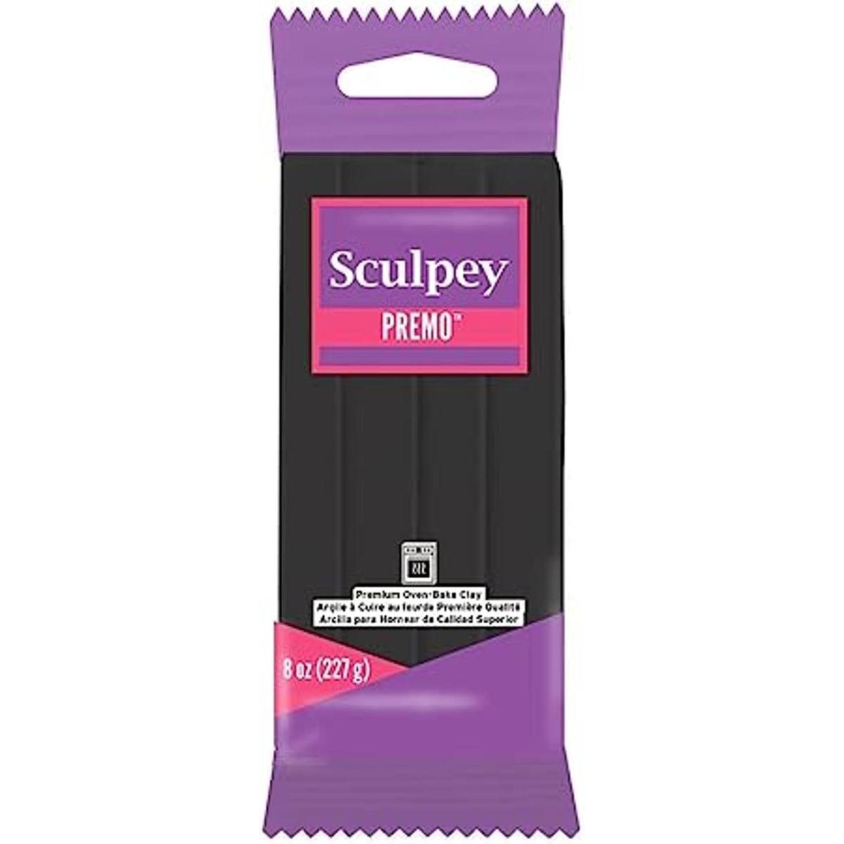 Sculpey Premo Arcilla polimérica para horno color negro