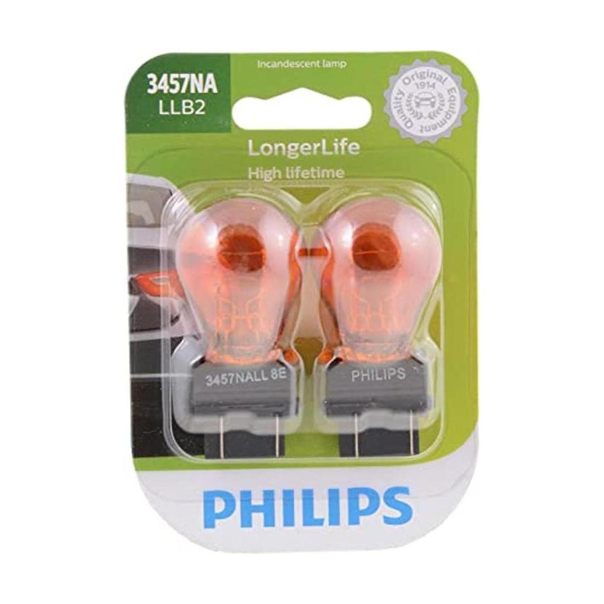 Philips 3457NA LongerLife Bombilla miniatura paquete de 2