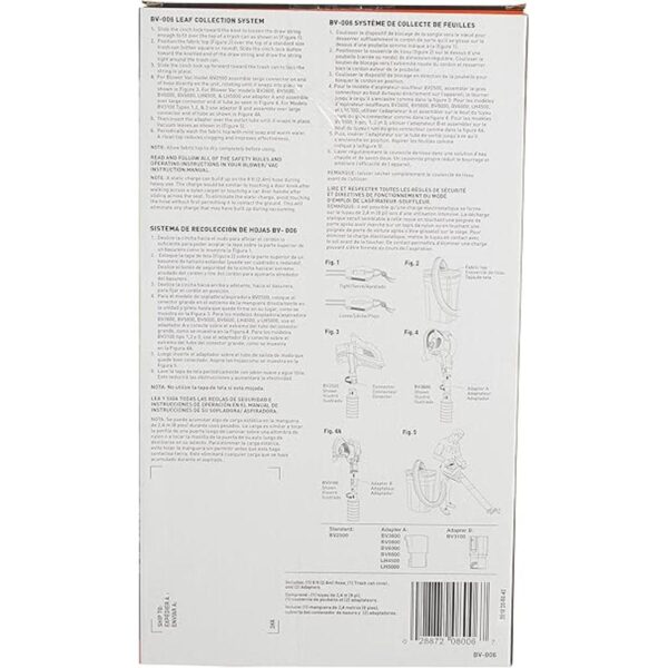 BLACKDECKER BV006L sistema de recolección de hojas para_2