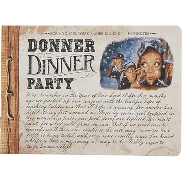 Juego de mesa de la crónica de libros Donner Dinner Party_2