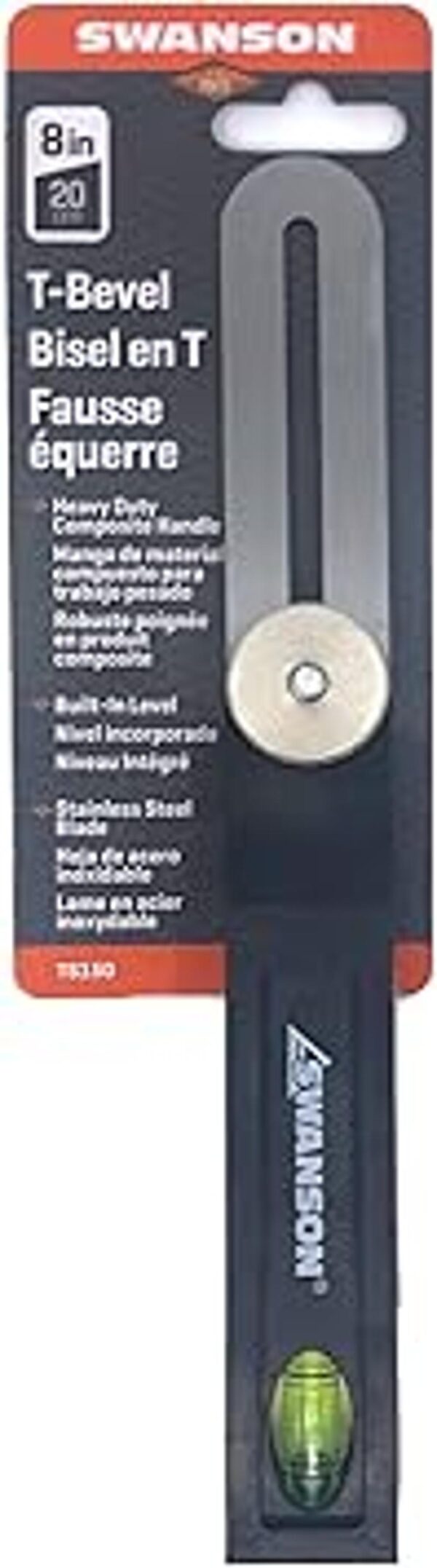 Swanson Tool TS150 8 pulgadas deslizante TBisel mango de_2