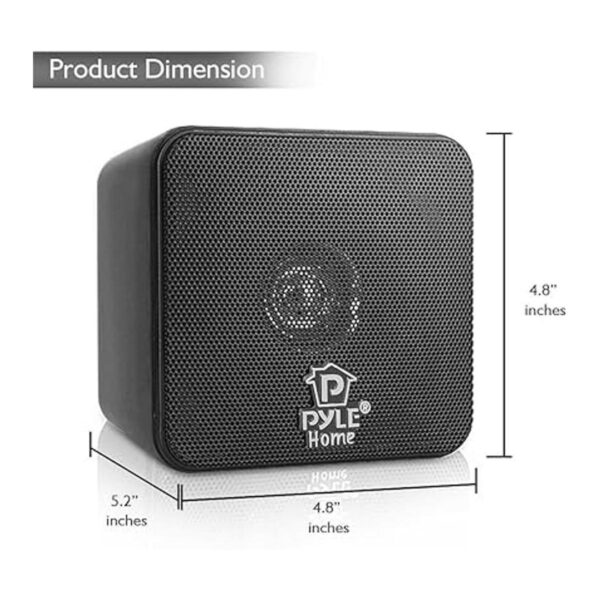 Altavoces mini cubos de 4 pulgadas controlador de cono de_2