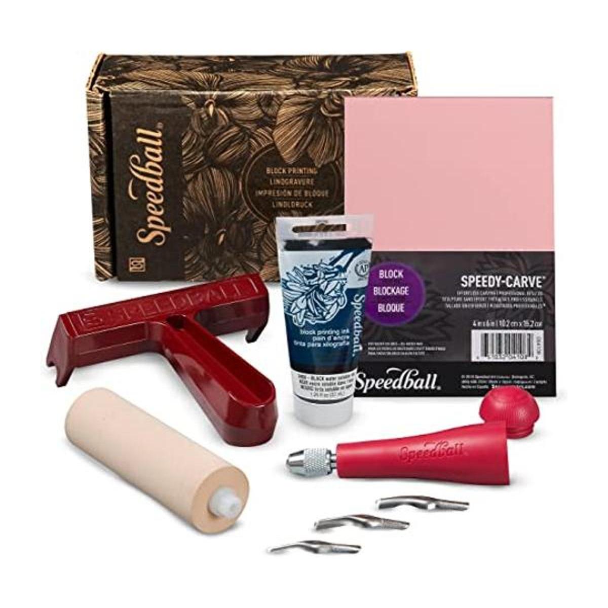 Speedball kit para impresión de bloque