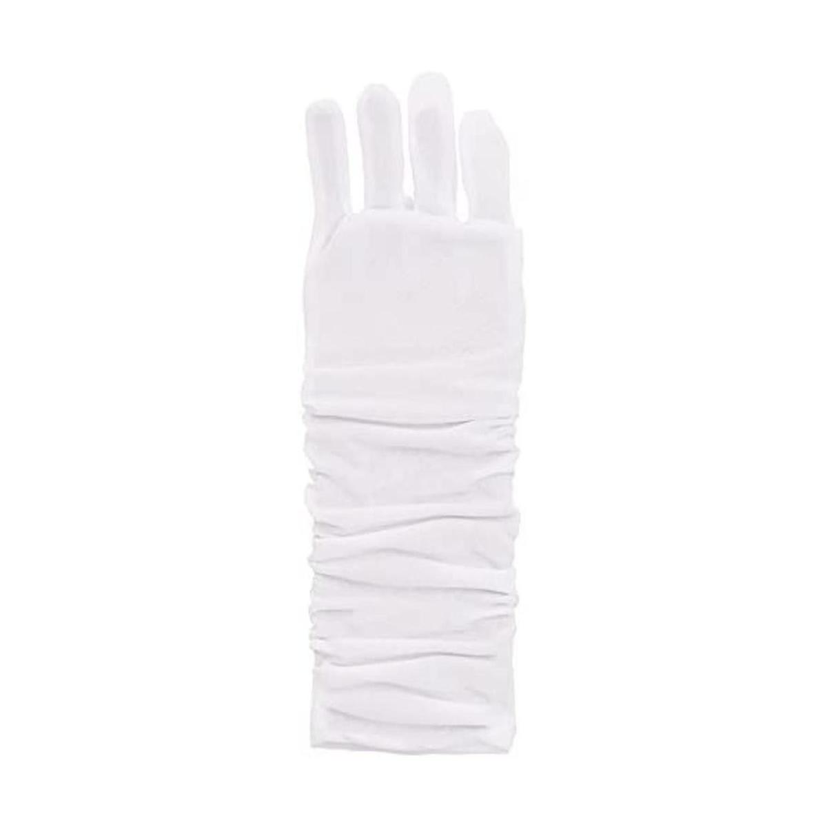 Guantes de princesa blancos para niñas de 3 años por