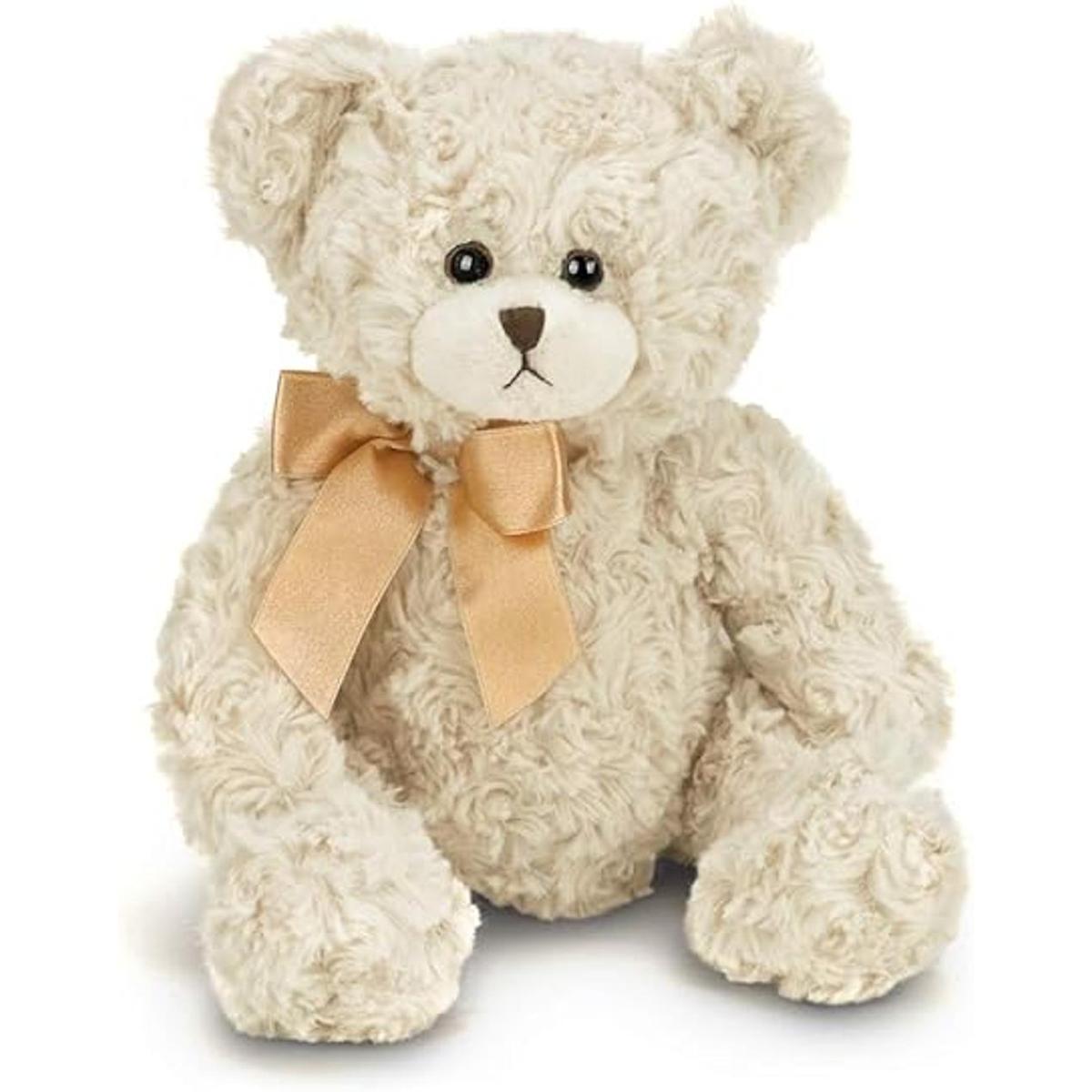 Bearington Baby Huggles Oso de peluche blanco cremoso 10
