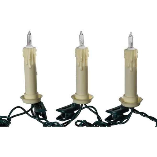 Juego de velas Kurt Adler eléctricas con pinzas 10_3