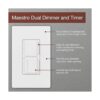 Lutron Maestro MAL3T251WH interruptor digital y_4