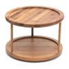 Lipper International Mesa giratoria de bambú de 14_1