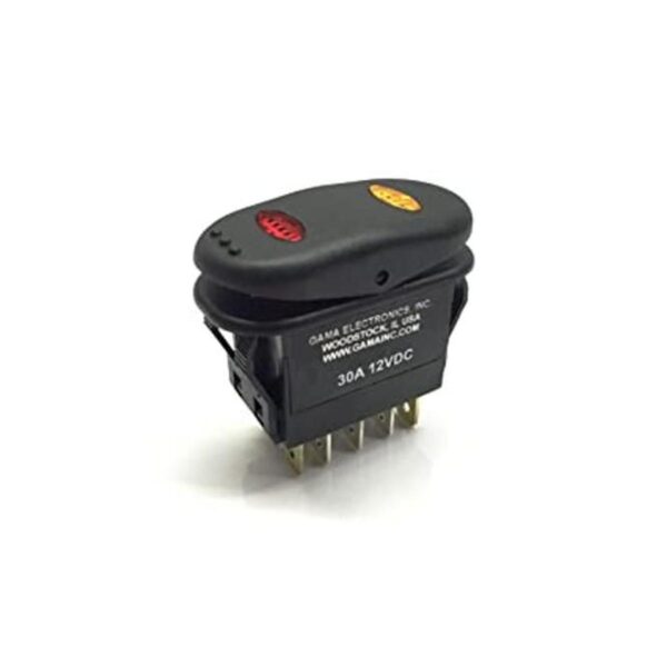 Interruptor basculante DPDT de doble polo con luz_1